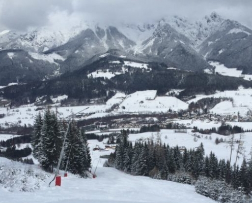 berge bei schnee